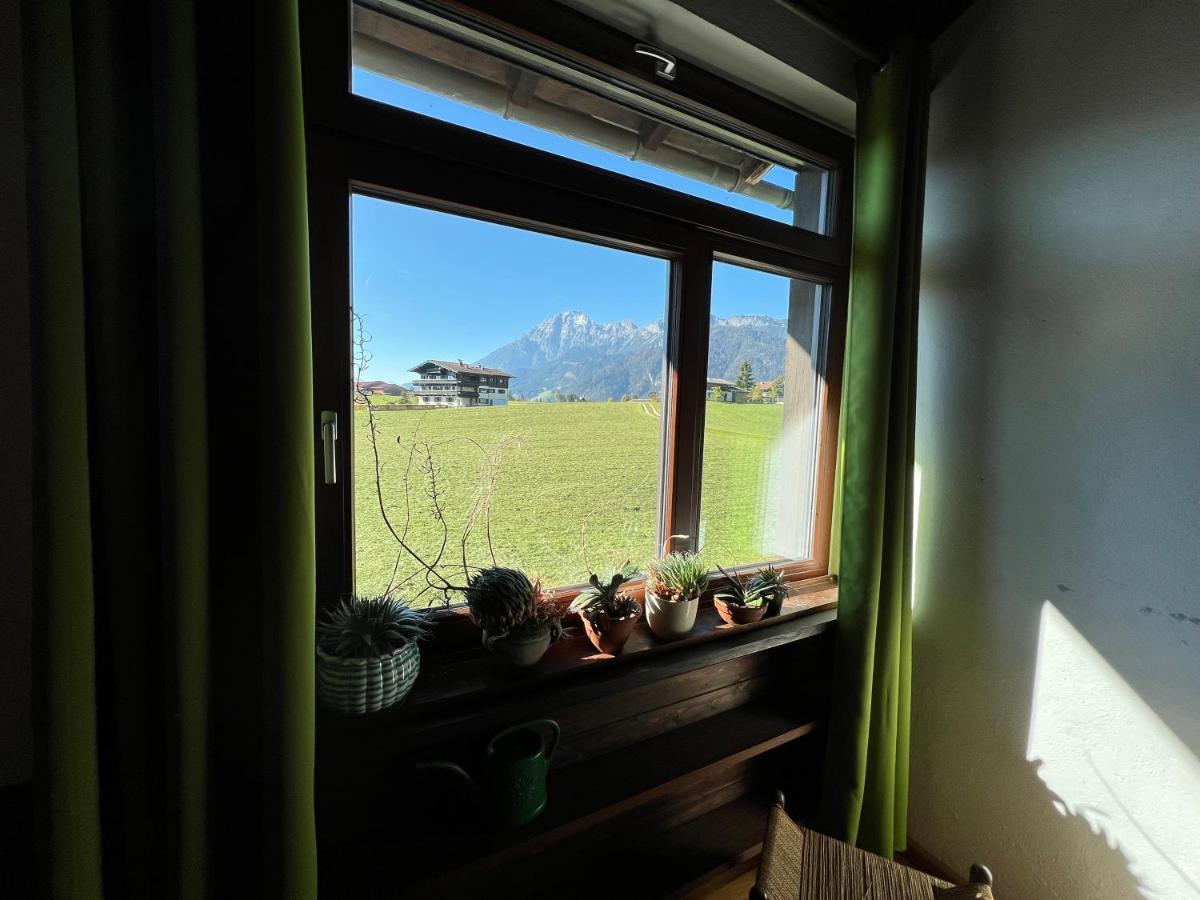 Haus Im Gruenen Appartement Saalfelden Buitenkant foto